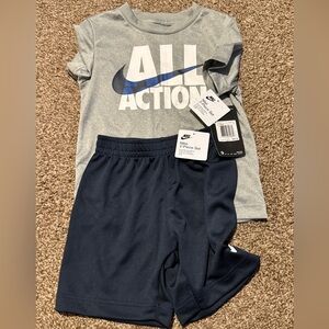 Nike Kids Gray and Navy Set